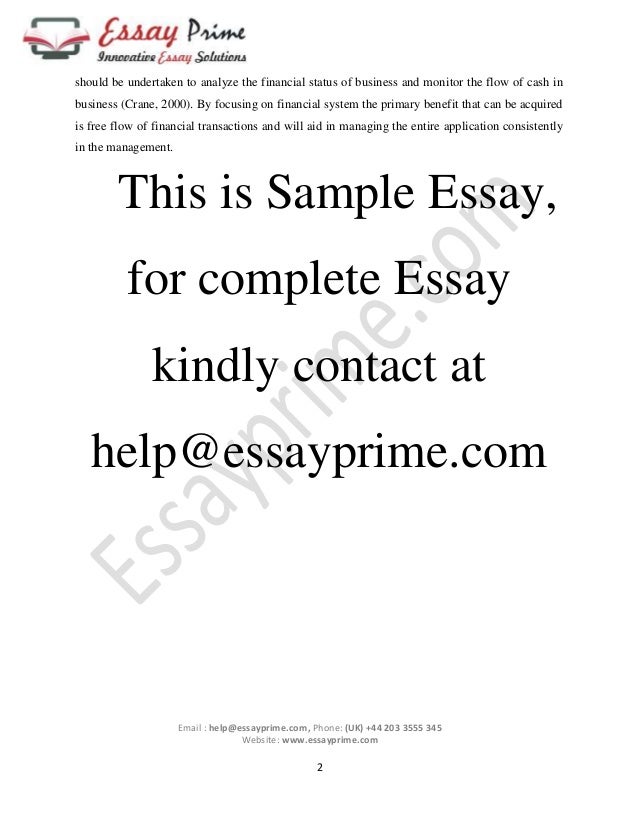 District budgetary overview essay