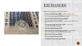 Box Options Exchange Financial system of United States | PPTX