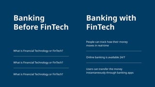 Financial Technology (Fintech) Technology Presentation in Colourful 3D ...