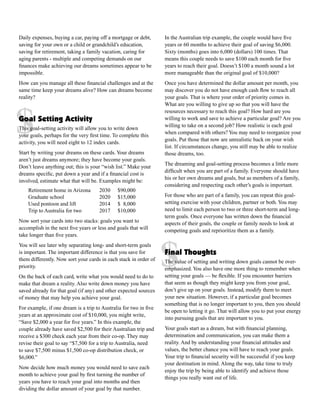 Financial Planning Values Exercise .pdf Financial Values Attitudes and Goals Worksheet | PDF