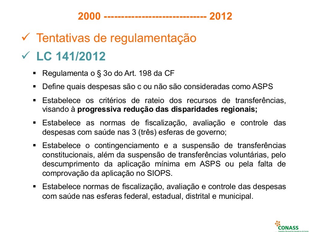 Os Entes Federados e o Financiamento do SUS Os Entes Federados e o Financiamento do SUS