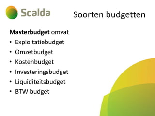 Financieel plan h8 budgetteren | PPTX