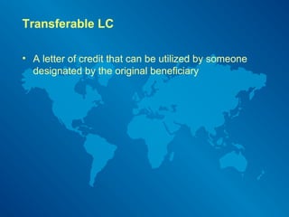 Financing international trade slides | PPT