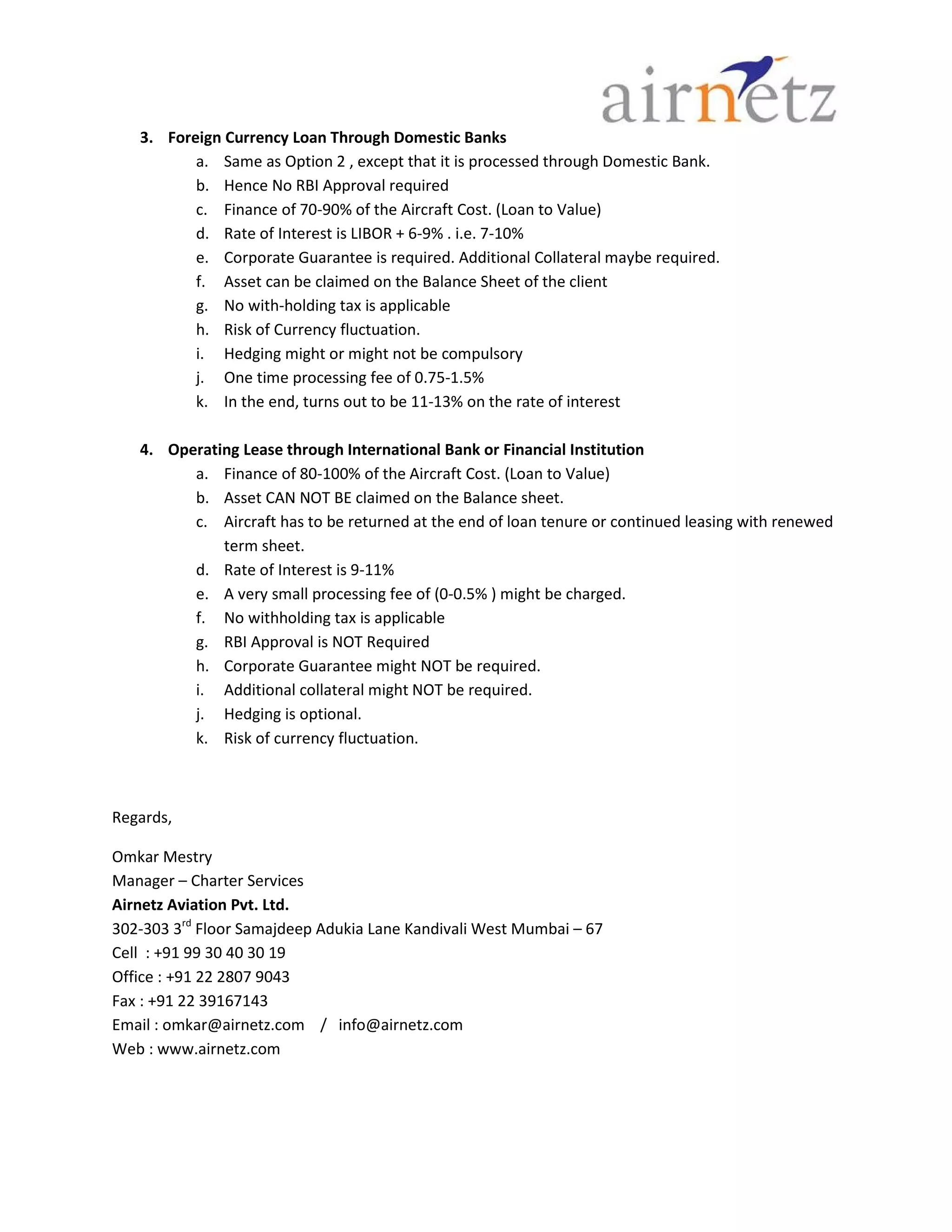 Finance, Loan, Lease for Private Jet or Helicopter Aircraft in India by ...