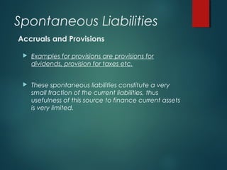Financing current assets | PPT