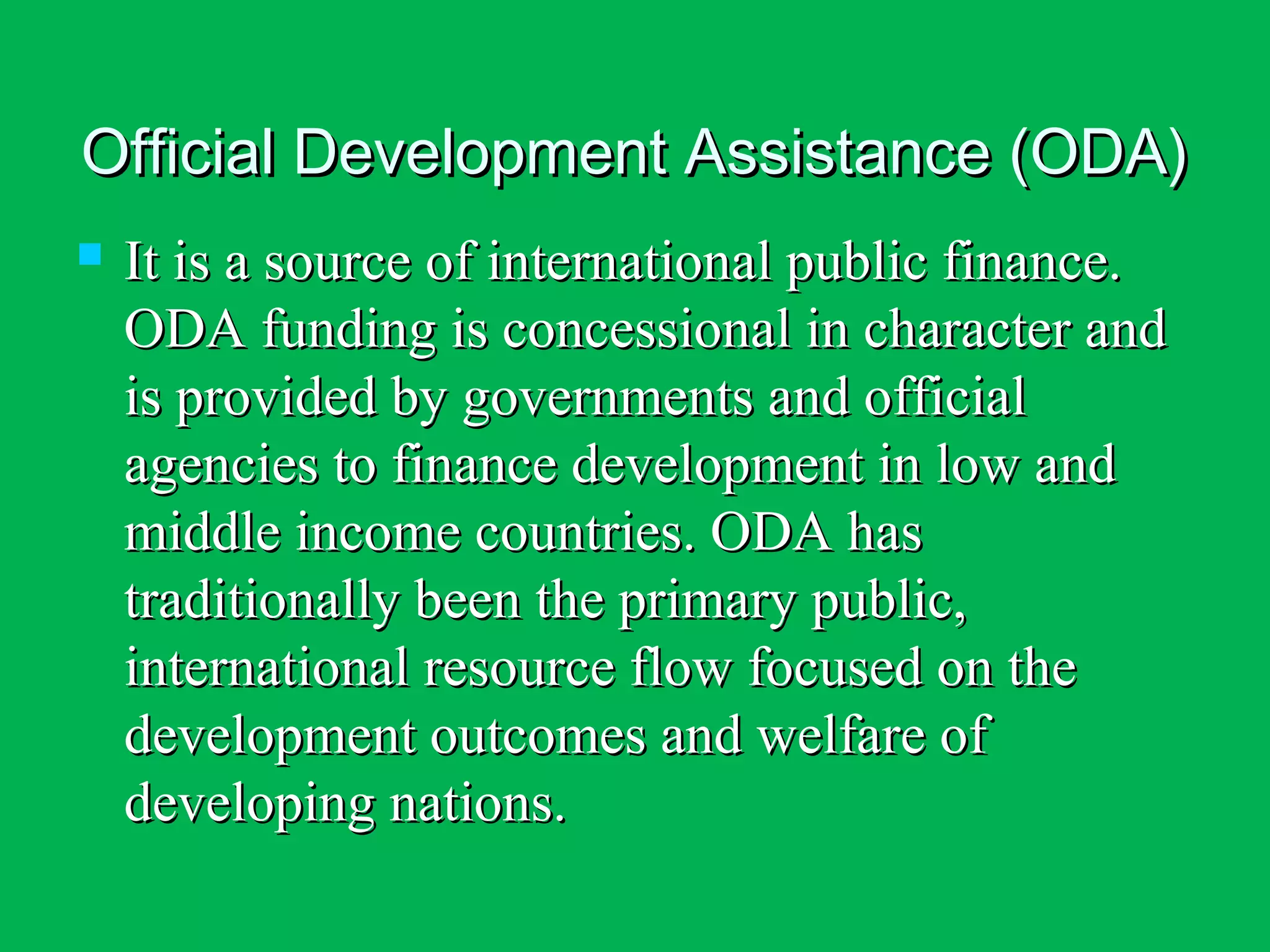 Financing for Development | PPT