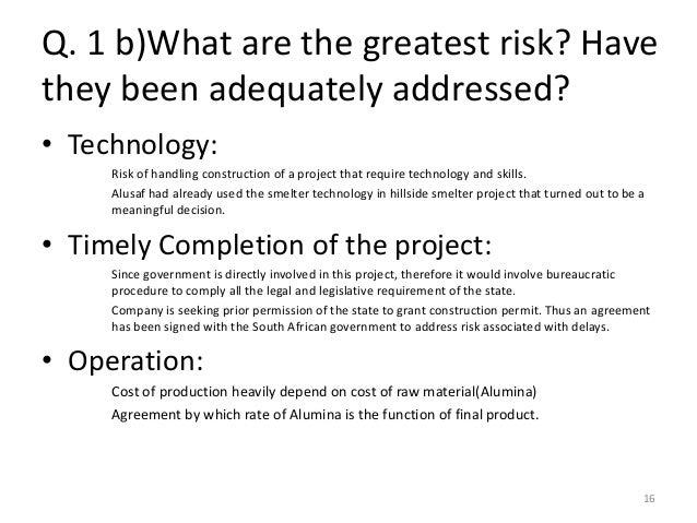 financing the mozal project essay Case study 11 financing the mozal project case study assignments 1 should alusaf/gencor invest in the mozal project what are the greatest risks have they been adequately addressed 2 will the sponsors be able to finance the deal 3 how does ifc involvement affect the deal will the ifc and the . financing the mozal project essay Case study 11 financing the mozal project case study assignments 1 should alusaf/gencor invest in the mozal project what are the greatest risks have they been adequately addressed 2 will the sponsors be able to finance the deal 3 how does ifc involvement affect the deal will the ifc and the .