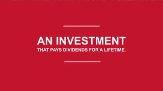 MiamiOH.edu/publicivy
AN INVESTMENT
THAT PAYS DIVIDENDS FOR A LIFETIME.
 