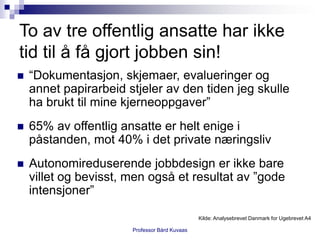 Nedbemanning - lønner det seg?