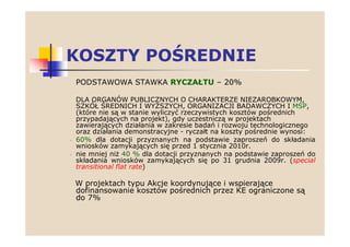 Finansowanie w 7PR UE