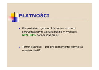 Finansowanie w 7PR UE