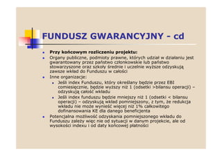 Finansowanie w 7PR UE