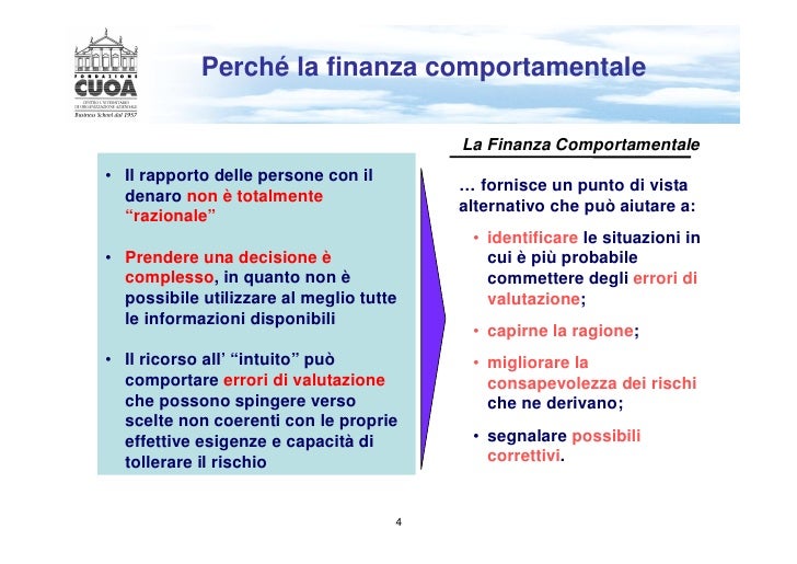 Finanza comportamentale