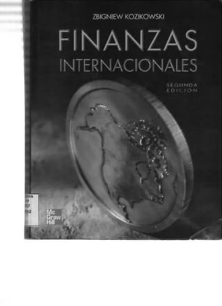Finanzas internacionales de Zbigniew Kozikowski 2da edición