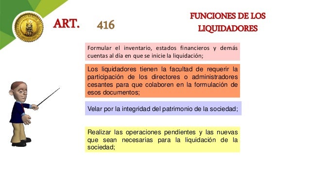 Funciones de liquidación Funciones de liquidación