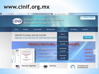 www.cinif.org.mx
 
