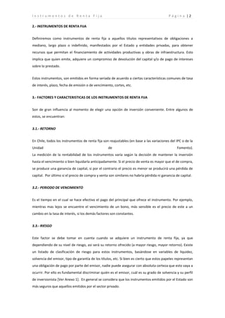 Instrumentos de Renta Fija | DOC