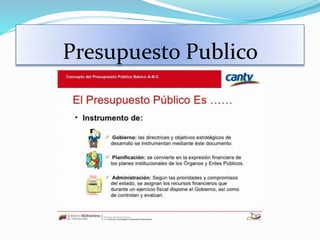 Presupuesto Publico
 