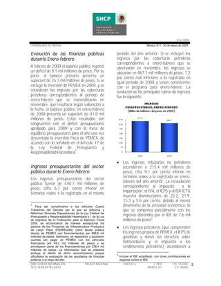 Finanzas Publicas Feb2009