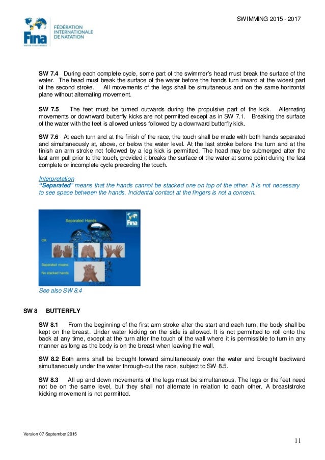 fina-swimming-rules