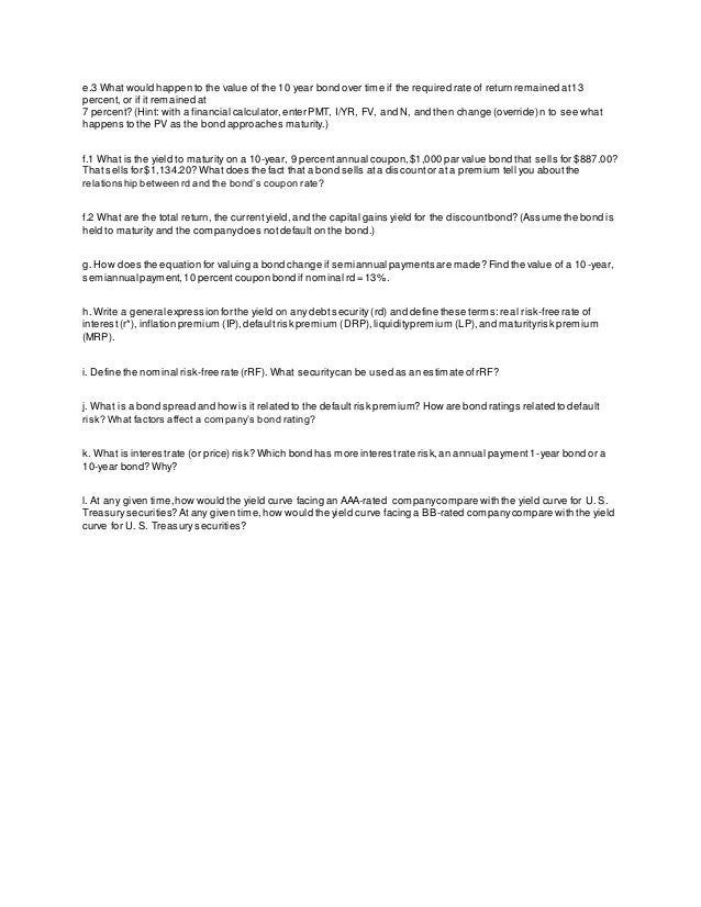 Finc 501 bond valuation case study 08 image