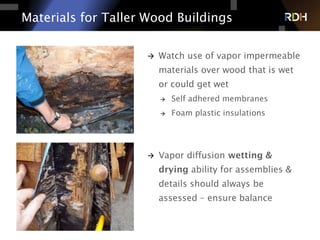 Tall Wood Building Enclosure Designs That Work | PPT