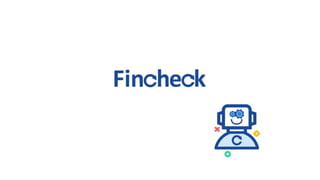 Fincheck Pitch Deck