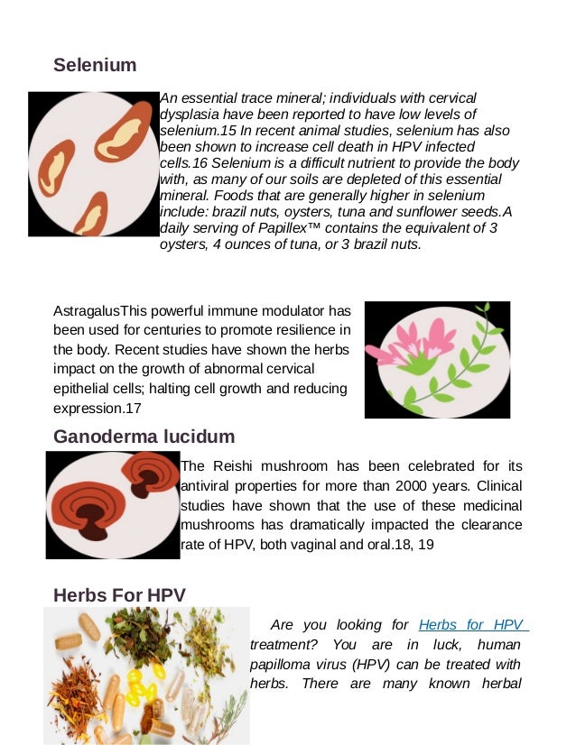 High Quality Herbs for HPV Virus