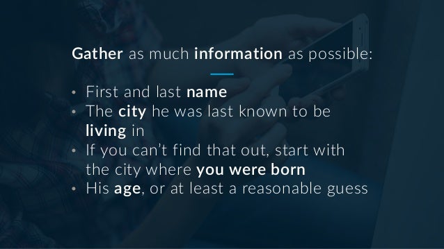 How Do I Find My Father? - How Do I Find My Father For Free
