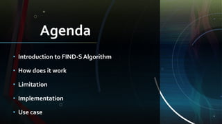 Find-S Algorithm | PPTX