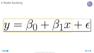 © Copyright 2000-2016 TIBCO Software Inc.
Model Building
 
