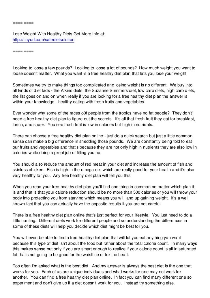 Diet plan basics picture 4