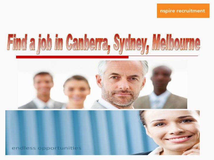 Find a job in canberra, sydney, melbourne
