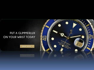 Find all our collection of mens &amp; womens luxury watches on glimmer lux