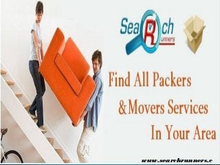 Advantages Of HiringAdvantages Of Hiring
Packers and MoversPackers and Movers
ServicesServices
http://www.searchrunners.com/home/Packers-And-Movers
www.searchrunners.c
 