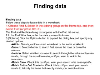 Find and replace | PPTX