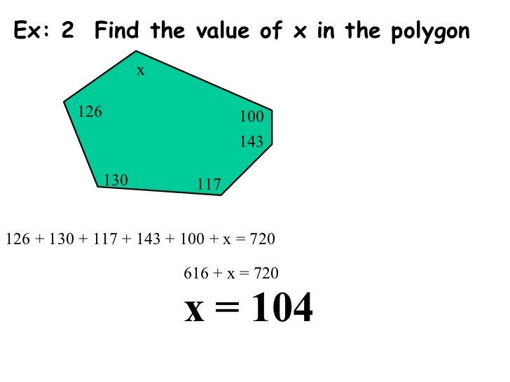 Find Angle Measures In A Polygon