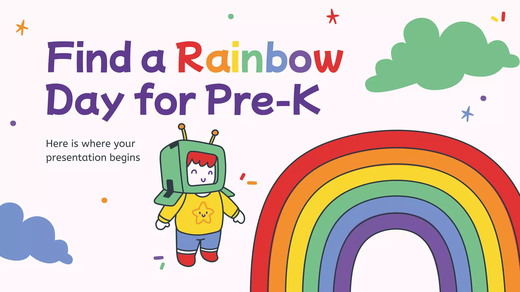 Find a Rainbow Day for PreK by Slidesgo.pptx