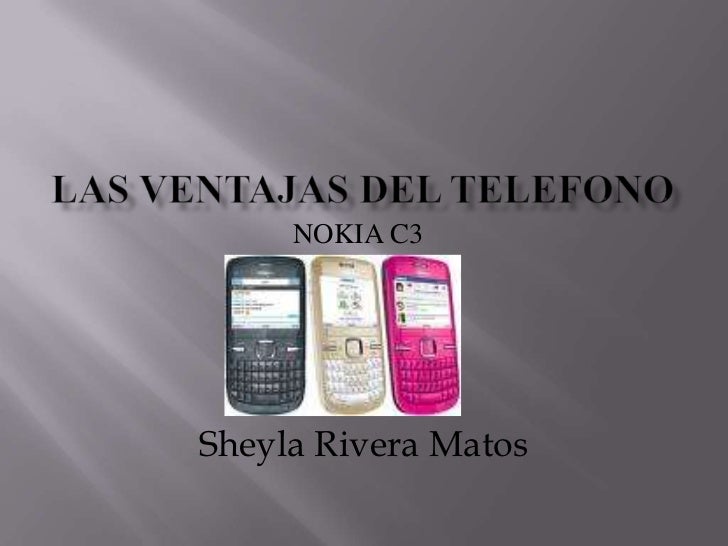 Ventajas del Nokia C3