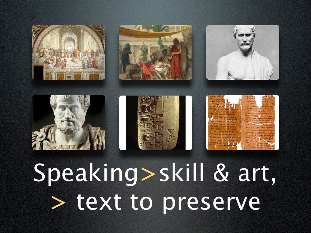 Speaking>skill & art, > text