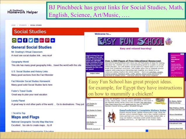 Pinchbeck homework help