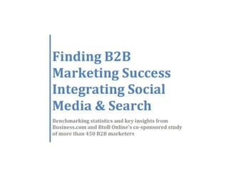Finding b2b-marketing-success