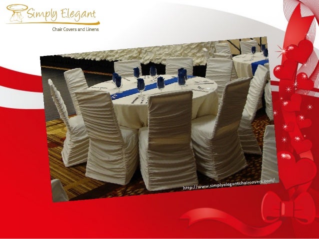 Finding Fine And Attractive Wedding Chair Cover Rentals Is Now A Piec