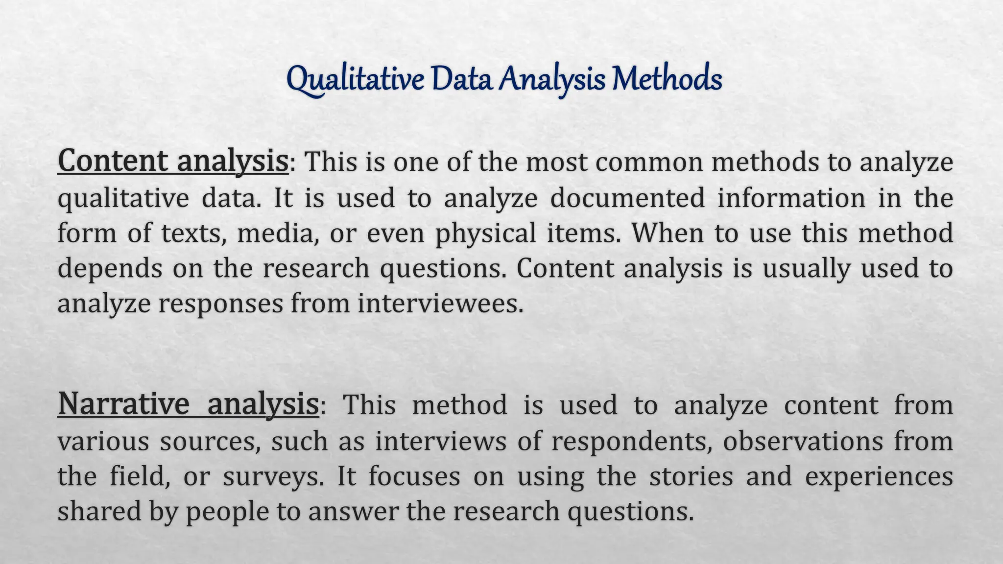 Finding the answers to the research questions pptx