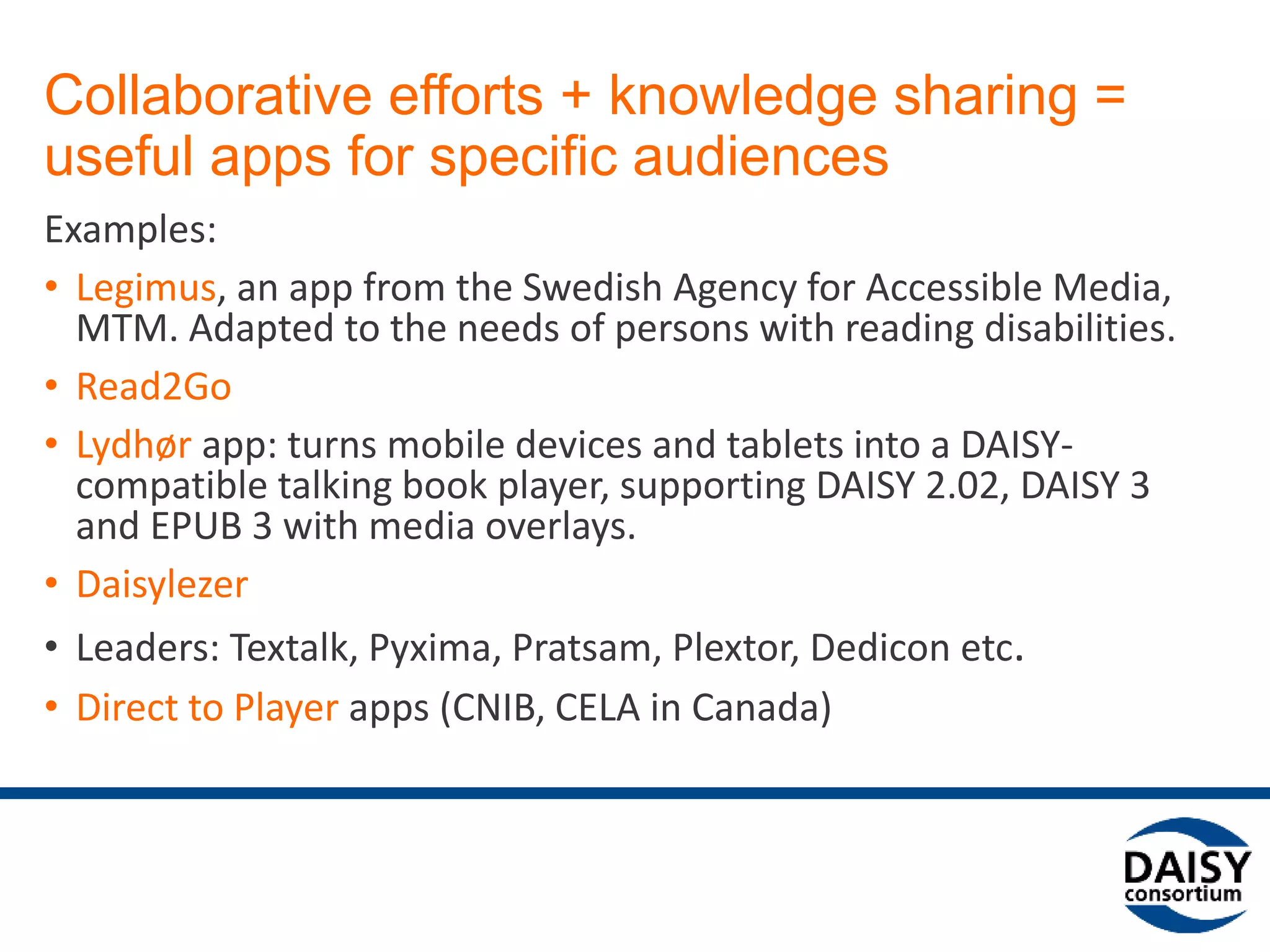 Lektz eBook Reader for Android
• Free. Read books stored on your SD Card as well as
those purchased from Lektz Publisher Stores
• Supports basic features of EPUB 3
• Change the font size, brightness and themes to suit
your reading needs
• Add Notes and Bookmarks to a page
• Like what you're reading on Lektz? Share it with the
world using social sharing options (Facebook)
• Navigate to a page from anywhere in the book with
TOC and Go To options
 