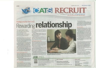 Finding a Mentor  - Part II Rewarding Relationships - ST Recruit 4 June 2013