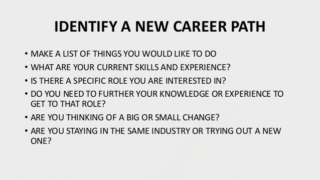 how to find a career path