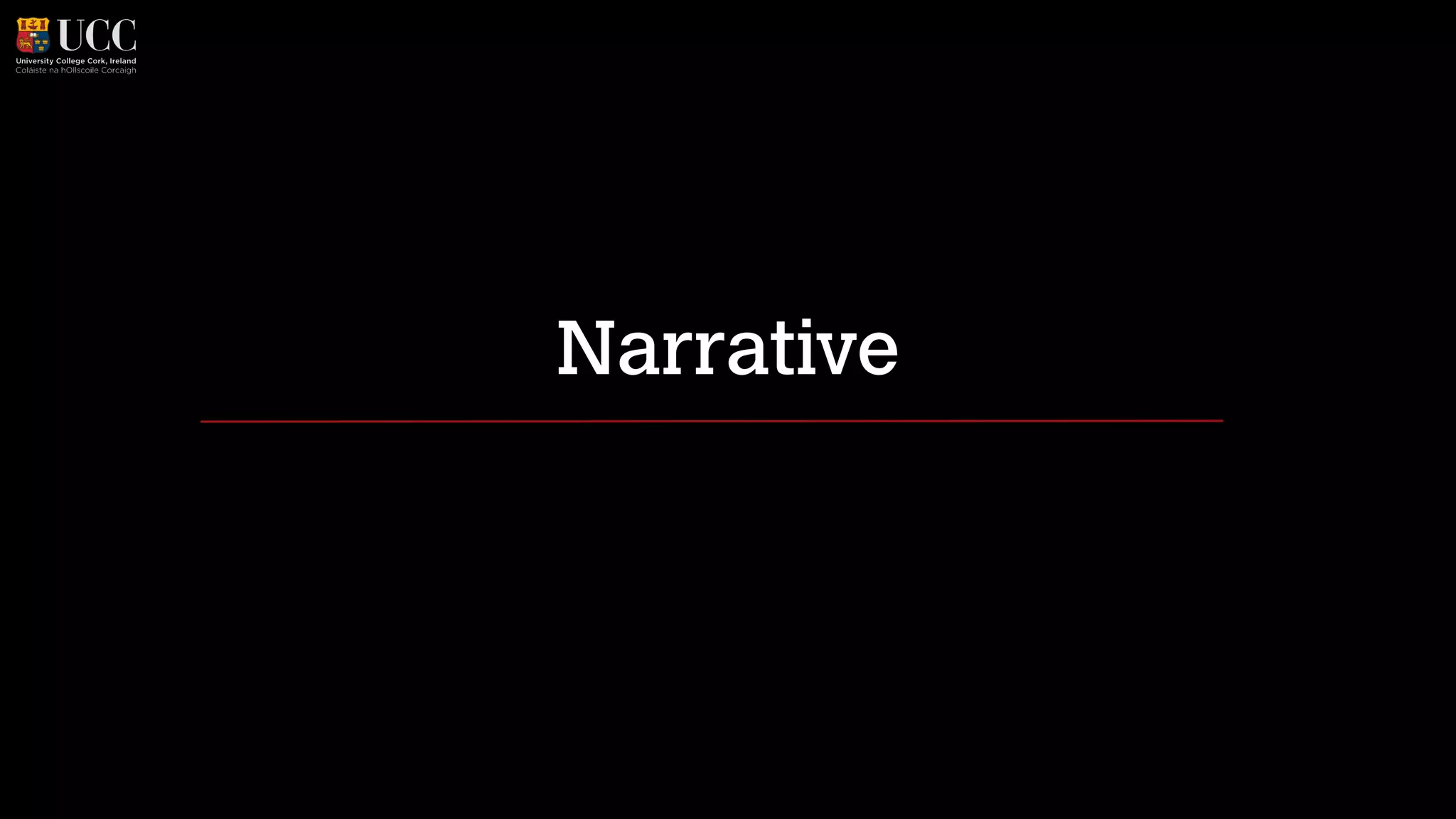 Narrative

 