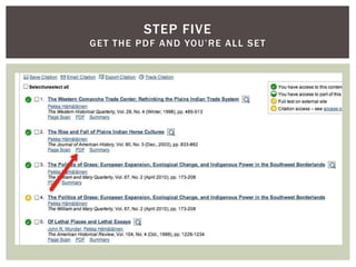 Step fiveGet the pdf and you’re all set