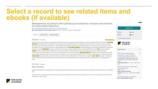 Select a record to see related items and
ebooks (if available)
 